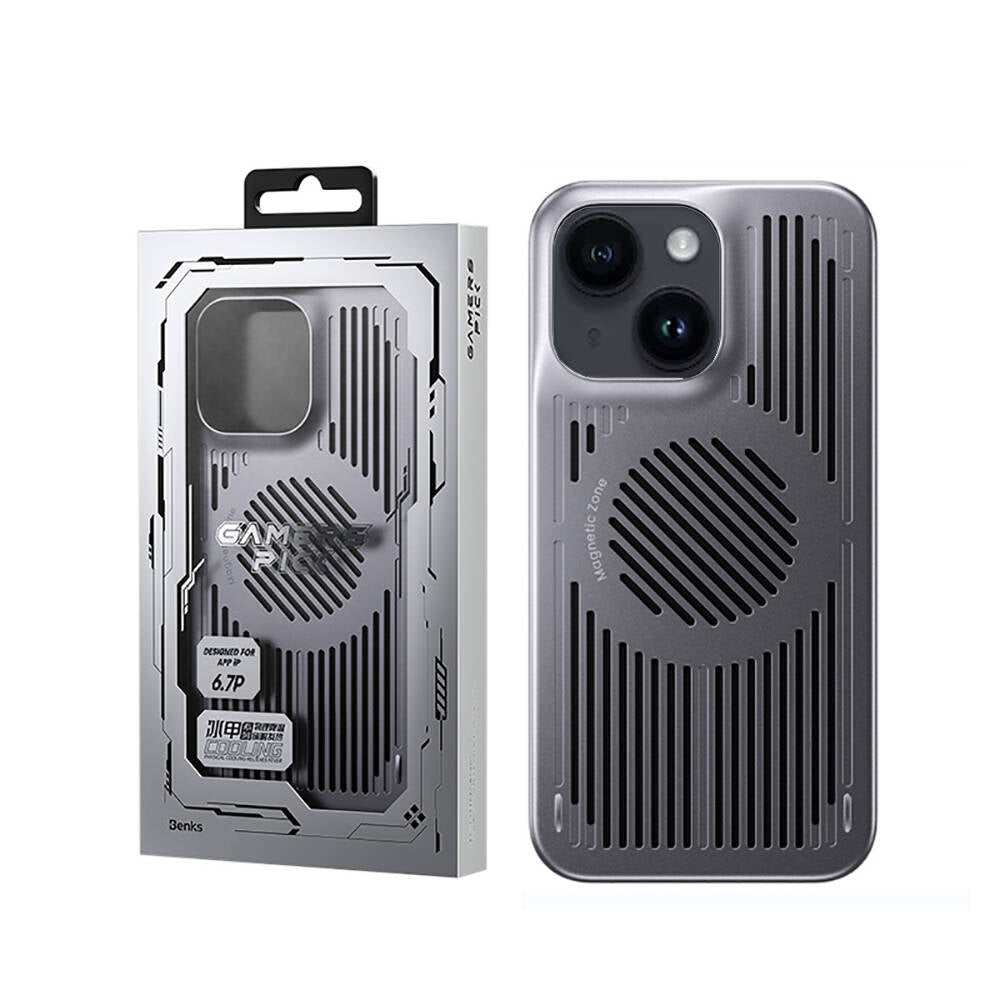 Apple iPhone 14 Plus Kılıf M-safe Şarj Özellikli Soğutucu Benks Biliz Kapak