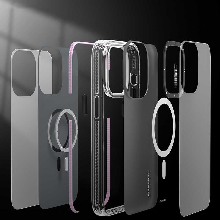Apple iPhone 14 Plus Kılıf M-safe Şarj Özellikli YoungKit Exquisite Serisi Kapak