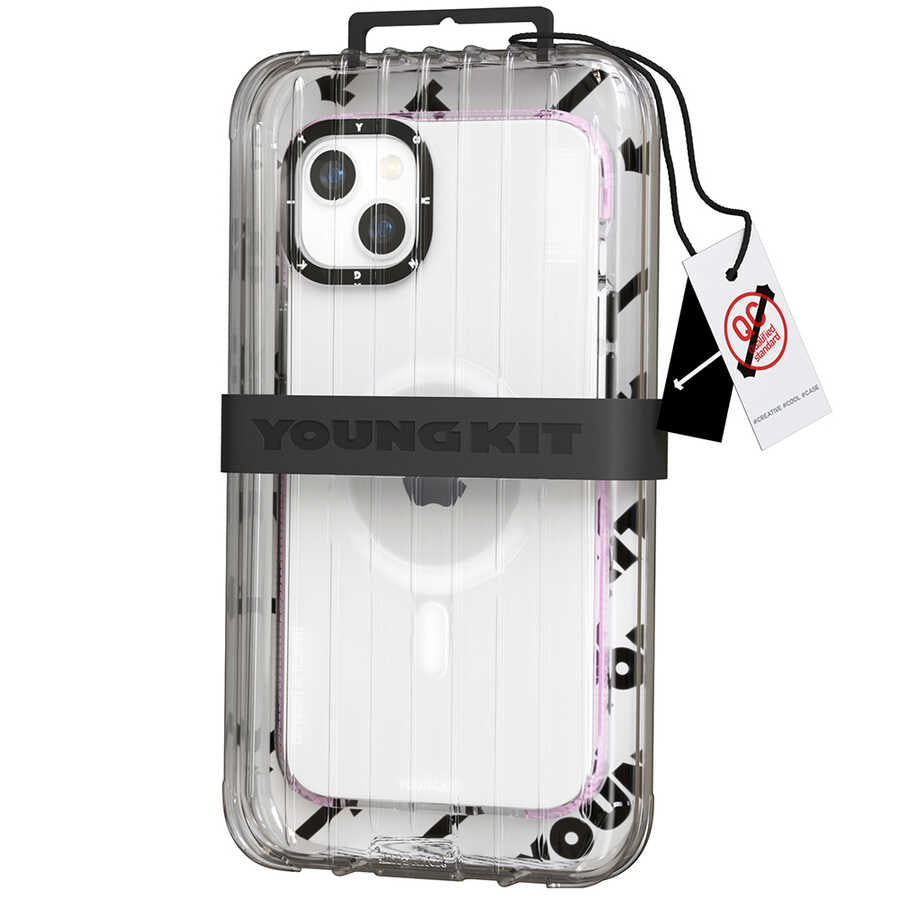 Apple iPhone 14 Plus Kılıf M-safe Şarj Özellikli YoungKit Exquisite Serisi Kapak