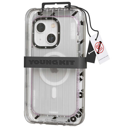 Apple iPhone 14 Plus Kılıf M-safe Şarj Özellikli Youngkit Jane Sand Serisi Kapak