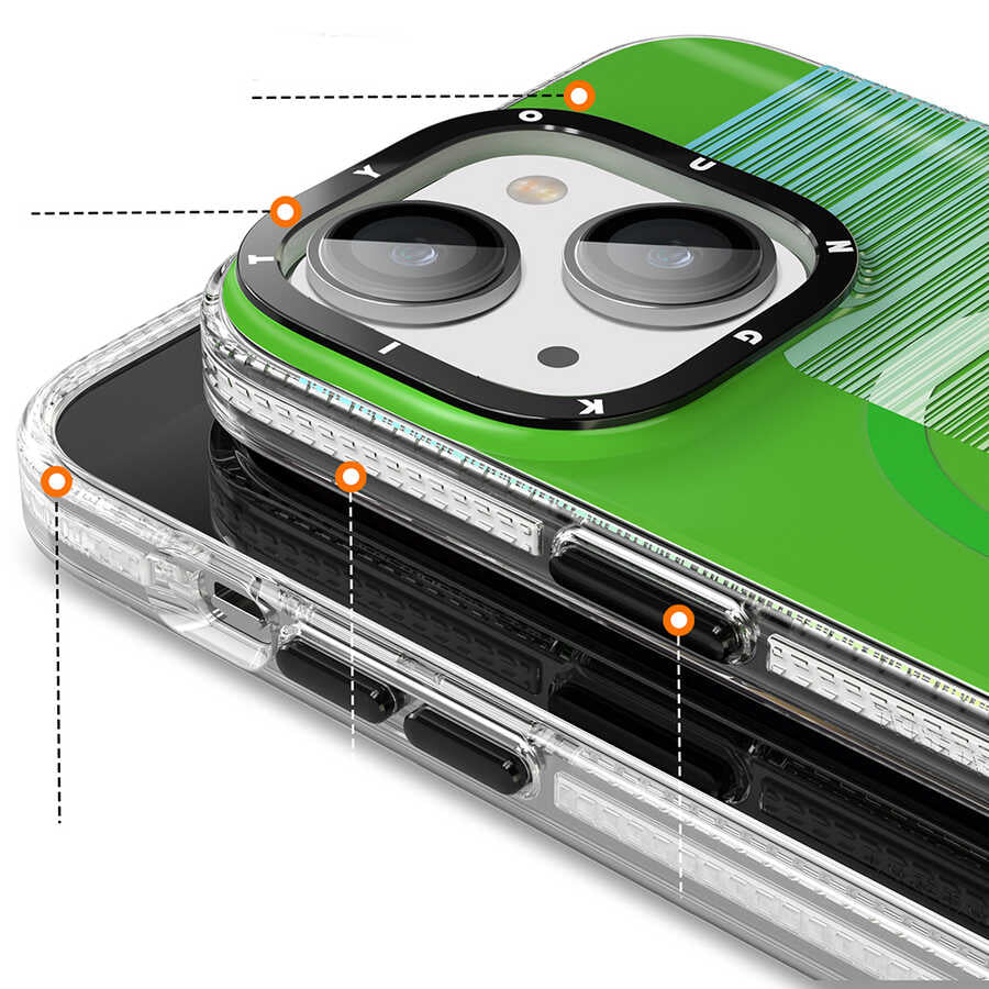 Apple iPhone 14 Plus Kılıf M-safe Şarj Özellikli Youngkit Pure Serisi Kapak