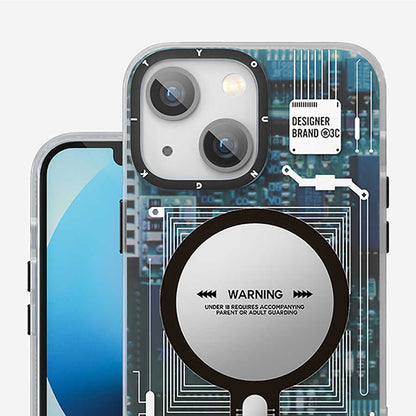 Apple iPhone 14 Plus Kılıf M-safe Şarj Özellikli YoungKit Technology Serisi Kapak