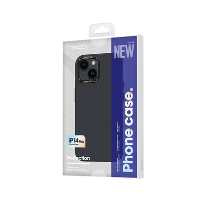 Apple iPhone 14 Plus Kılıf Metal Kamera Çerçeveli Recci Glaze Serisi Kapak