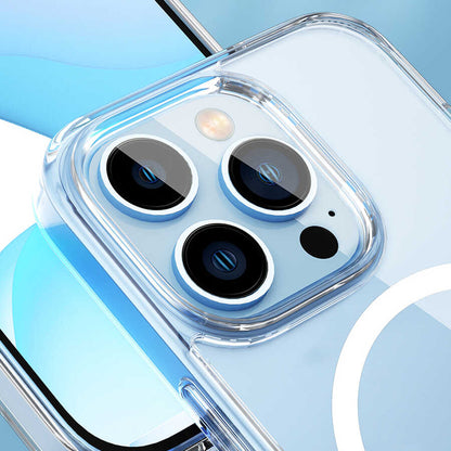 Apple iPhone 14 Plus Kılıf Standlı M-safe Wireless Şarj Özellikli Wiwu Aurora Serisi Kapak