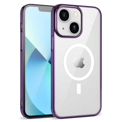 Apple iPhone 14 Plus Kılıf Zore Wireless Şarj Özellikli Pixel M-safe Kapak