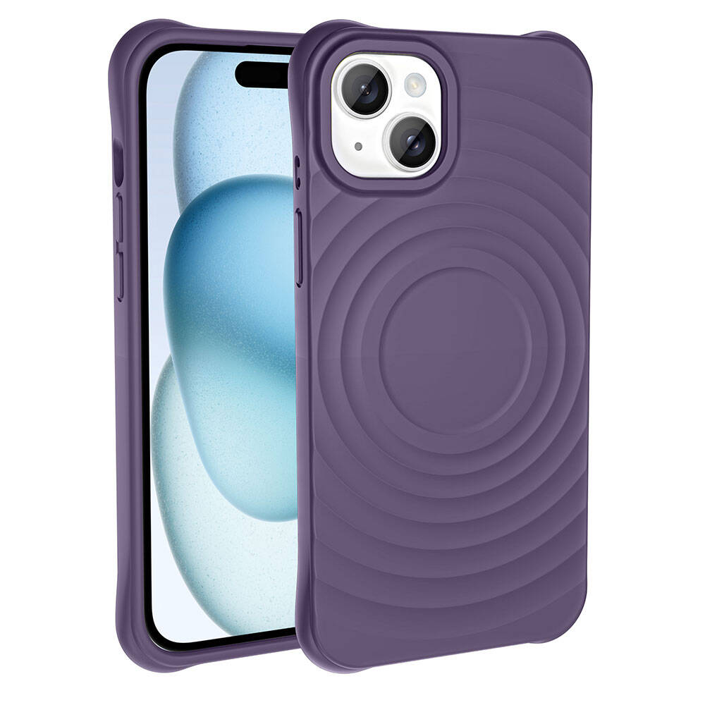 Apple iPhone 14 Plus M-safe Şarj Özellikli Airbagli Mat Görünümlü Zore Hepi Kapak