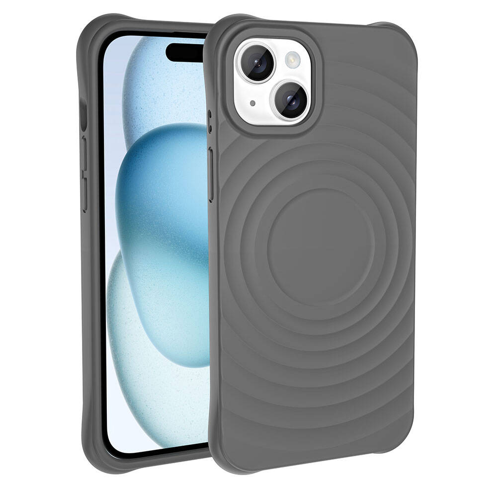 Apple iPhone 14 Plus M-safe Şarj Özellikli Airbagli Mat Görünümlü Zore Hepi Kapak