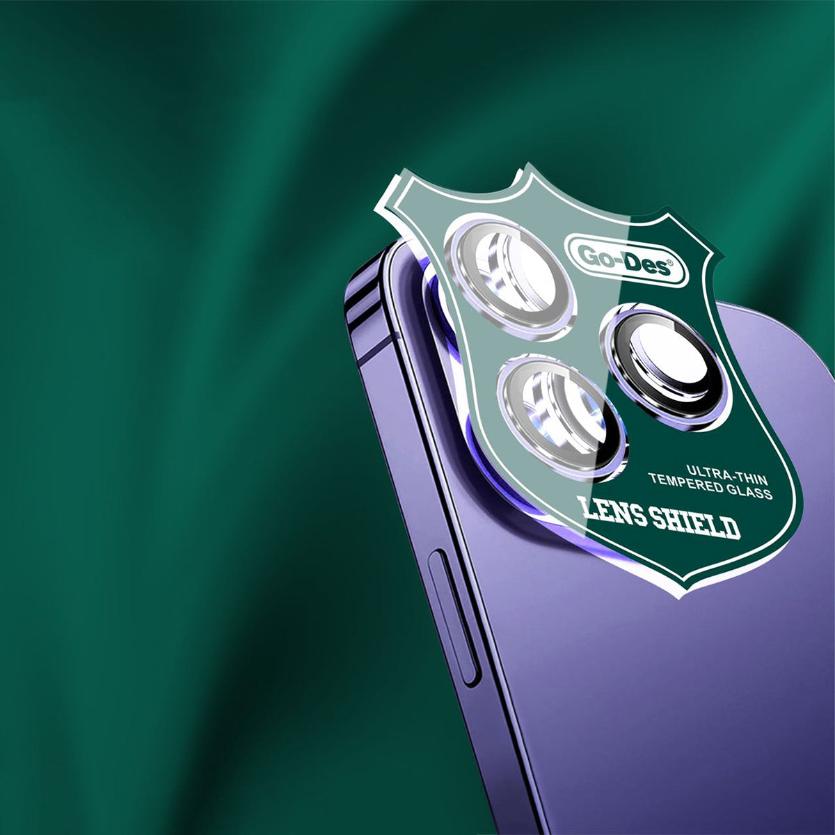 Apple iPhone 14 Pro Go Des CL-10 Kamera Lens Koruyucu