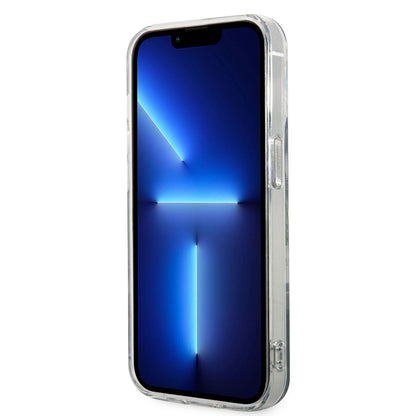 Apple iPhone 14 Pro Kılıf GUESS M-safe Şarj Özellikli Yaprak Desenli M-safe Şarj Kablolu Kapak