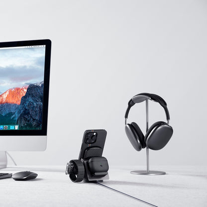 Apple iPhone 14 Pro Kılıf M-safe Şarj Özellikli 600D Aramid Fiber Pitaka Tactile Woven Orchestra Serisi Rhapsody Kapak