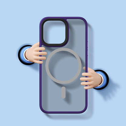 Apple iPhone 14 Pro Kılıf M-safe Şarj Özellikli Benks Mist Hybrid Kapak