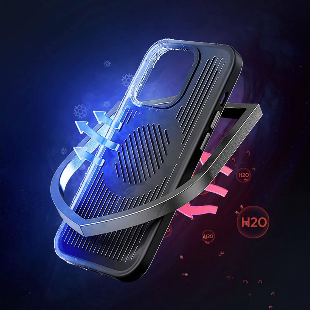 Apple iPhone 14 Pro Kılıf M-safe Şarj Özellikli Düşme Dirençli Soğutucu Benks Biliz Kapak