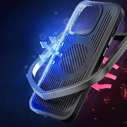 Apple iPhone 14 Pro Kılıf M-safe Şarj Özellikli Düşme Dirençli Soğutucu Benks Biliz Kapak