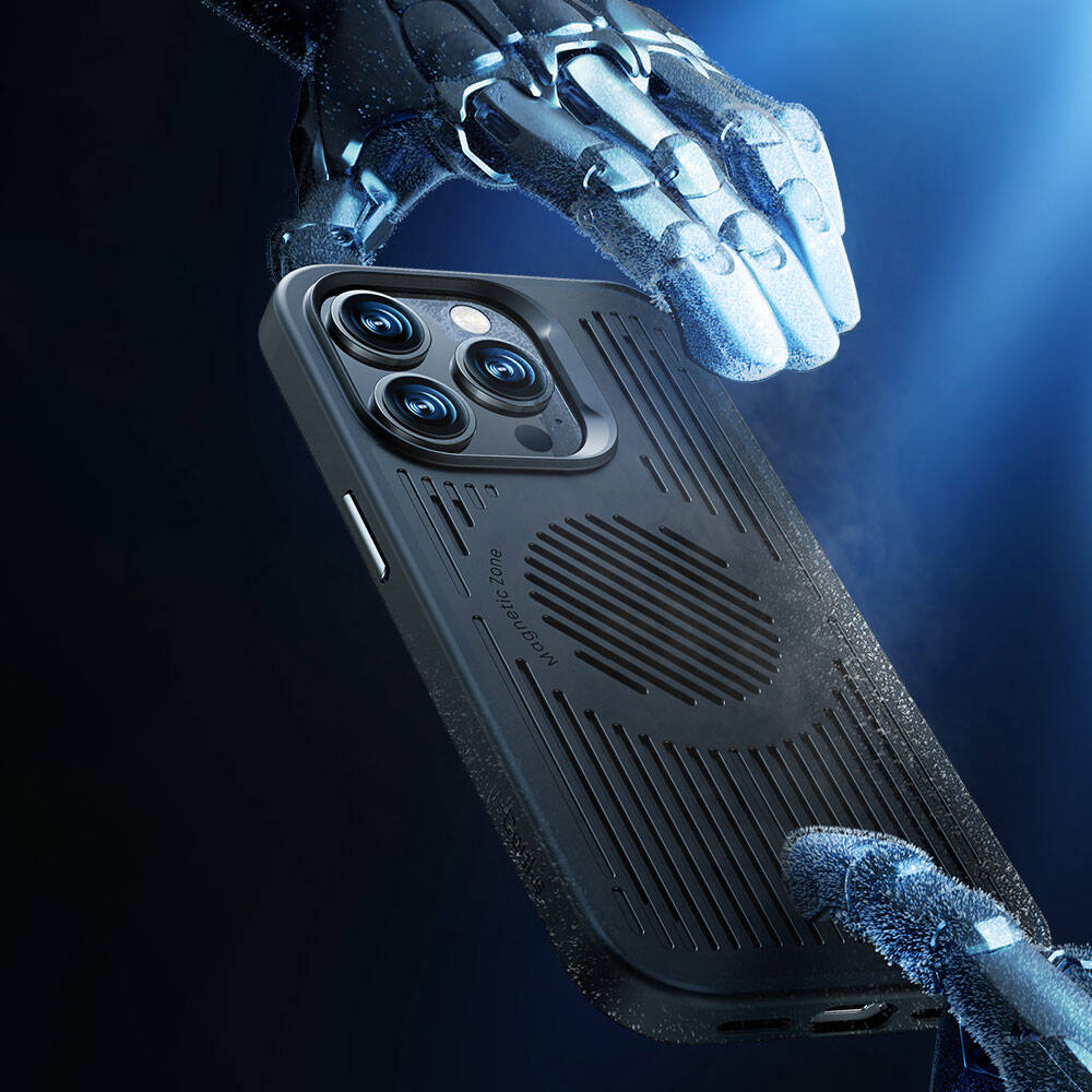 Apple iPhone 14 Pro Kılıf M-safe Şarj Özellikli Düşme Dirençli Soğutucu Benks Biliz Kapak