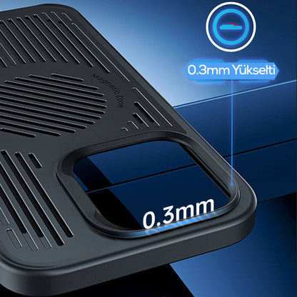 Apple iPhone 14 Pro Kılıf M-safe Şarj Özellikli Düşme Dirençli Soğutucu Benks Biliz Kapak