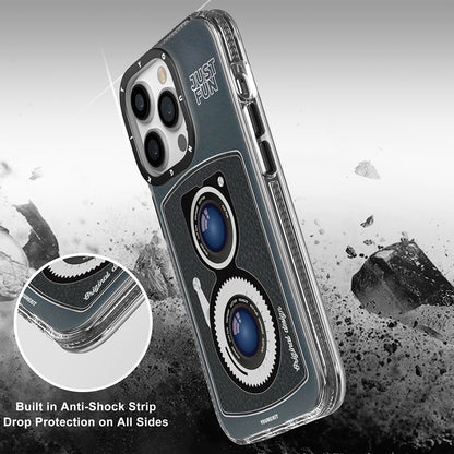 Apple iPhone 14 Pro Kılıf M-safe Şarj Özellikli Lens Figürlü YoungKit Art Film Serisi Kapak