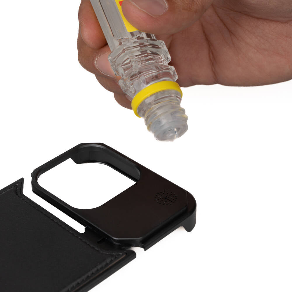 Apple iPhone 14 Pro Kılıf M-safe Şarj Özellikli Mekanizmalı Koku Hazneli Zore Mostar Kapak