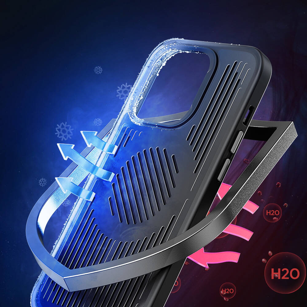 Apple iPhone 14 Pro Kılıf M-safe Şarj Özellikli Soğutucu Benks Biliz Kapak