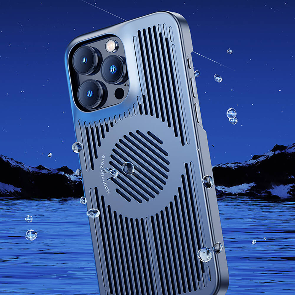 Apple iPhone 14 Pro Kılıf M-safe Şarj Özellikli Soğutucu Benks Biliz Kapak