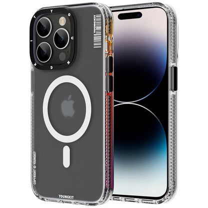 Apple iPhone 14 Pro Kılıf M-safe Şarj Özellikli Youngkit Jane Sand Serisi Kapak