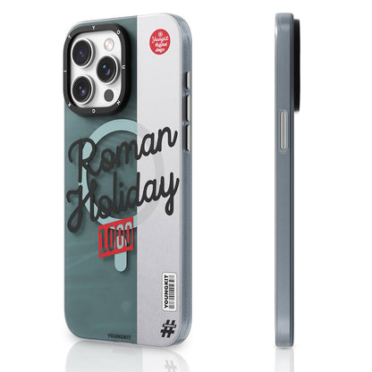 Apple iPhone 14 Pro Kılıf M-safe Şarj Özellikli Youngkit Motorcycle Legend Serisi Kapak