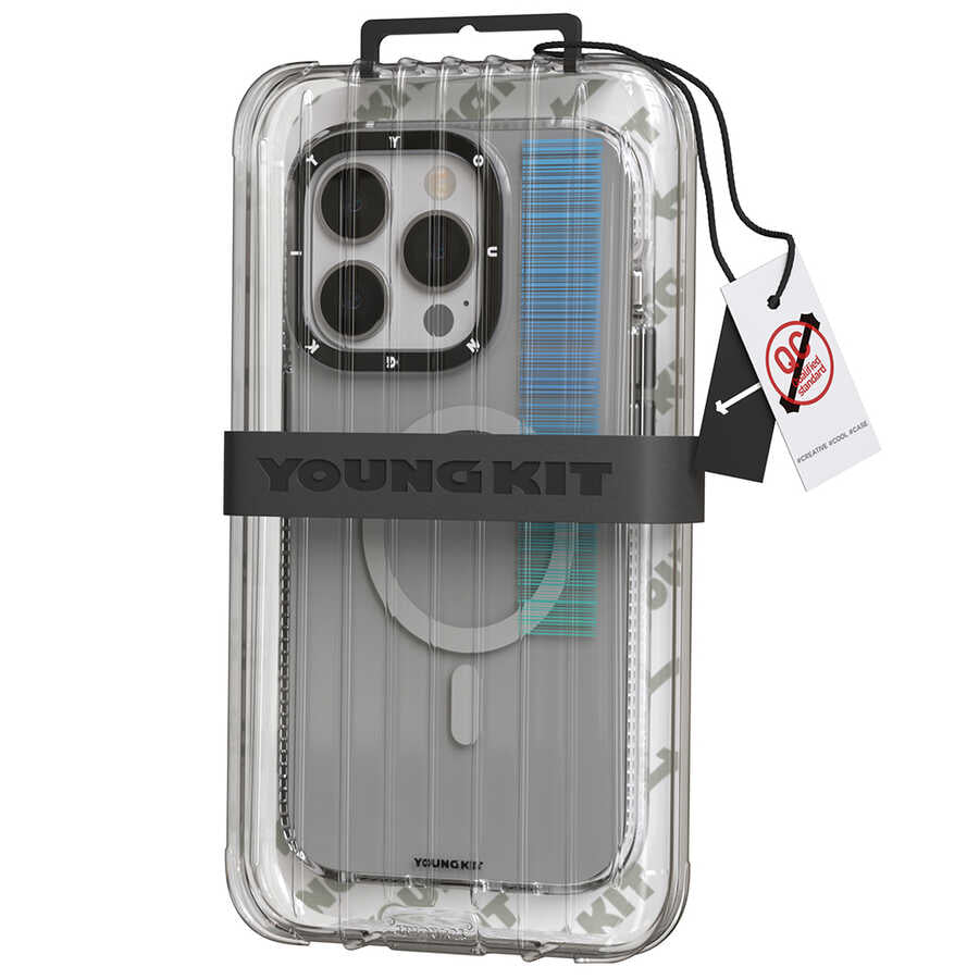 Apple iPhone 14 Pro Kılıf M-safe Şarj Özellikli Youngkit Pure Serisi Kapak
