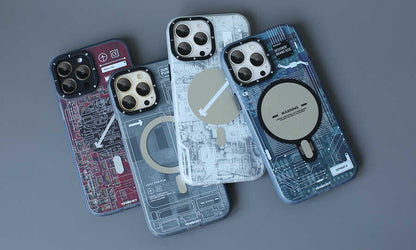 Apple iPhone 14 Pro Kılıf M-safe Şarj Özellikli YoungKit Technology Serisi Kapak