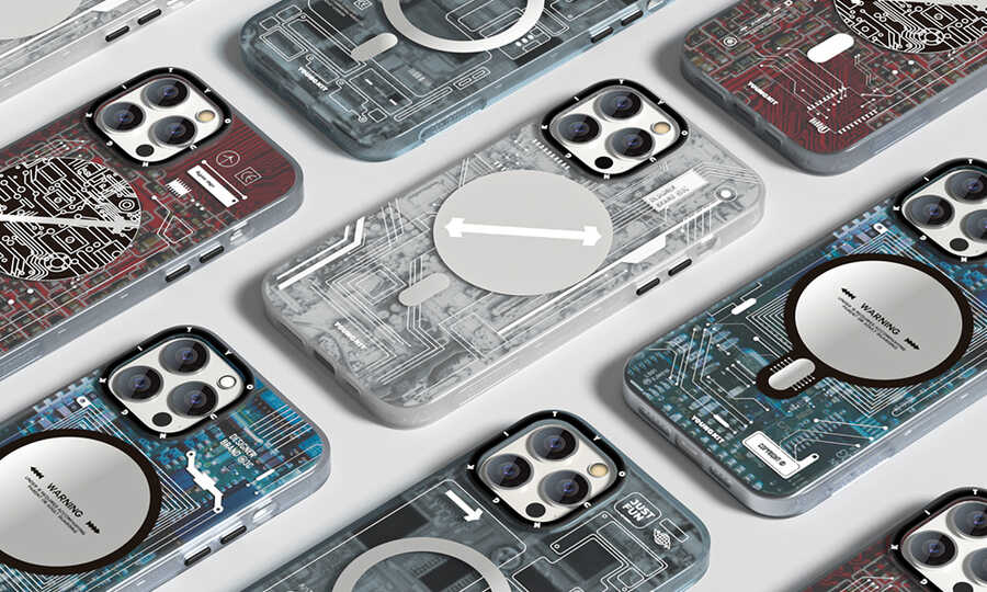 Apple iPhone 14 Pro Kılıf M-safe Şarj Özellikli YoungKit Technology Serisi Kapak