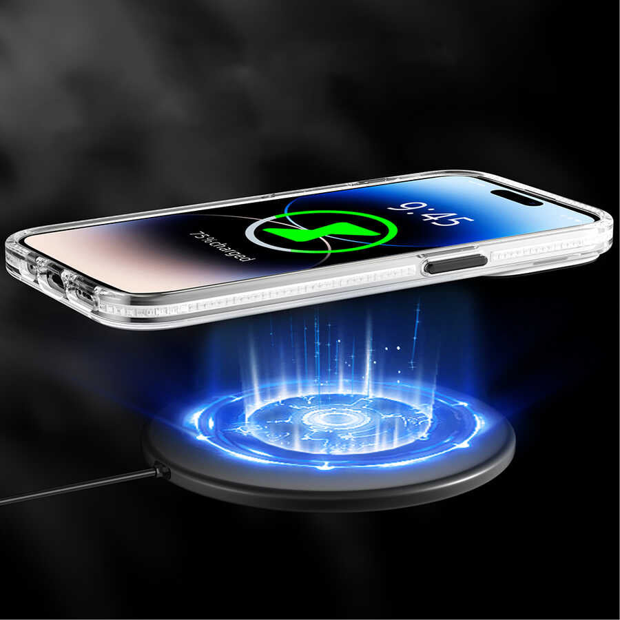 Apple iPhone 14 Pro Kılıf M-safe Şarj Özellikli Youngkit Water-Ink Serisi Kapak