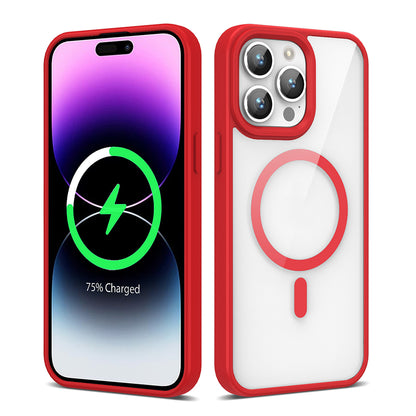 Apple iPhone 14 Pro Kılıf M-safe Wireless Şarj Özellikli Silikon Zore Ege Kapak