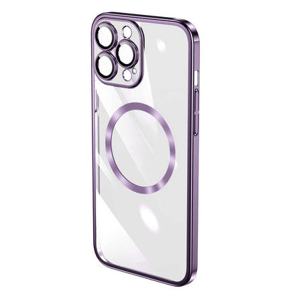 Apple iPhone 14 Pro Kılıf Wireless Şarj Özellikli Sert PC Zore Riksos M-safe Kapak