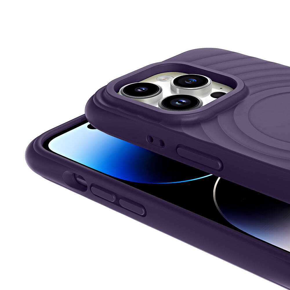 Apple iPhone 14 Pro M-safe Şarj Özellikli Airbagli Mat Görünümlü Zore Hepi Kapak