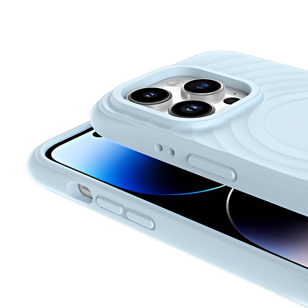 Apple iPhone 14 Pro M-safe Şarj Özellikli Airbagli Mat Görünümlü Zore Hepi Kapak