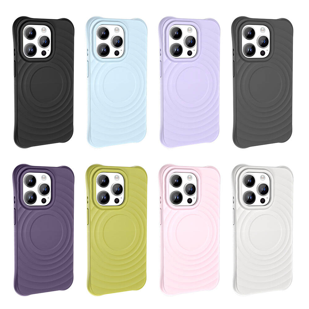 Apple iPhone 14 Pro M-safe Şarj Özellikli Airbagli Mat Görünümlü Zore Hepi Kapak