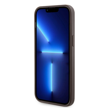 Apple iPhone 14 Pro Max Kılıf Guess Orjinal Lisanslı M-safe Şarj Özellikli 4G Şerit Tasarımlı Printed Kapak