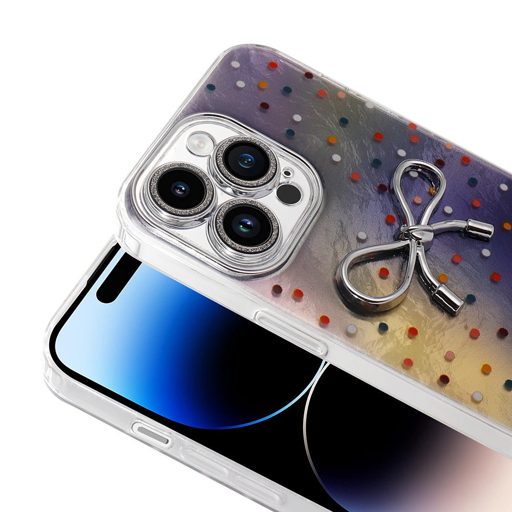 Apple iPhone 14 Pro Max Kılıf Kamera Korumalı Figürlü Zore Ponti Silikon Kapak