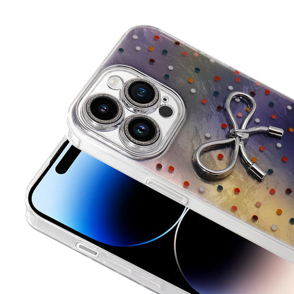 Apple iPhone 14 Pro Max Kılıf Kamera Korumalı Figürlü Zore Ponti Silikon Kapak