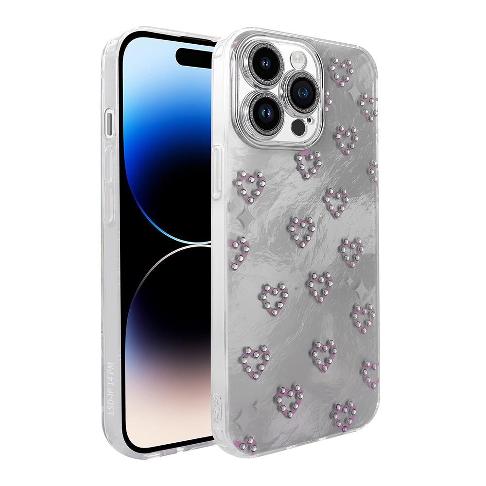 Apple iPhone 14 Pro Max Kılıf Kamera Korumalı Figürlü Zore Ponti Silikon Kapak