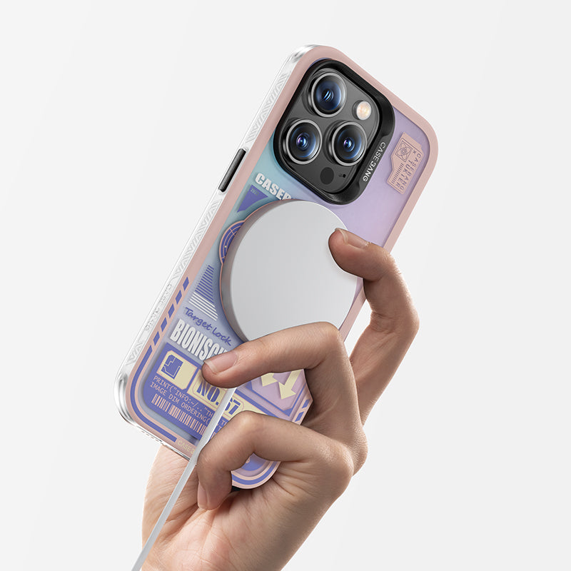 Apple iPhone 14 Pro Max Kılıf M-safe Şarj Özellikli Benks Casebang Rabbit Kapak