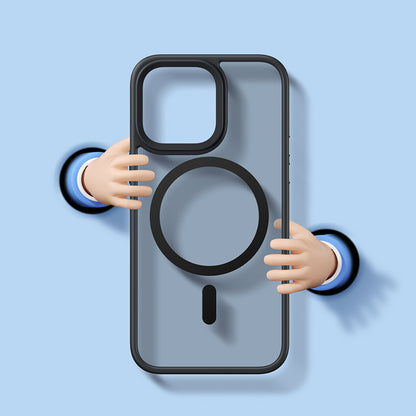 Apple iPhone 14 Pro Max Kılıf M-safe Şarj Özellikli Benks Mist Hybrid Kapak