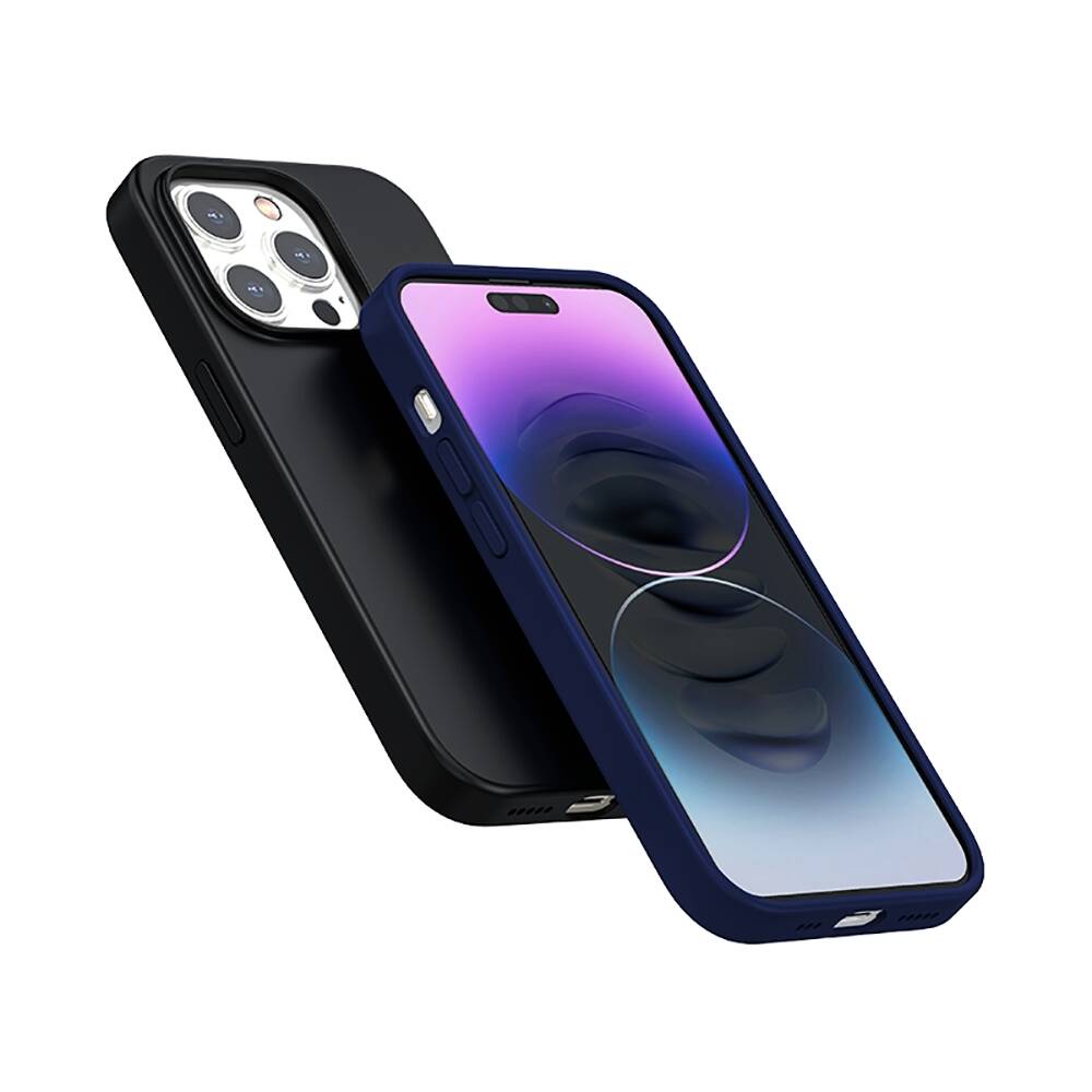 Apple iPhone 14 Pro Max Kılıf M-safe Şarj Özellikli Liquid Silikon Recci Mousse Serisi Kapak