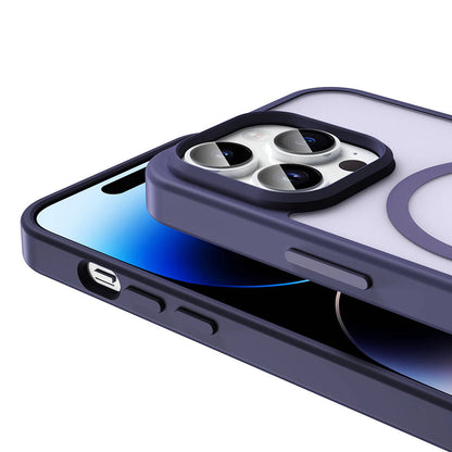 Apple iPhone 14 Pro Max Kılıf M-safe Şarj Özellikli Mat Arka Yüzey Zore Sio Kapak