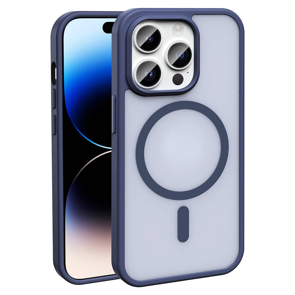 Apple iPhone 14 Pro Max Kılıf M-safe Şarj Özellikli Mat Arka Yüzey Zore Sio Kapak