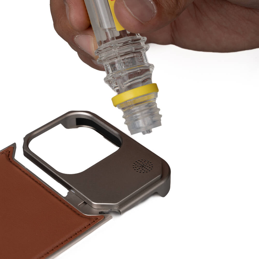 Apple iPhone 14 Pro Max Kılıf M-safe Şarj Özellikli Mekanizmalı Koku Hazneli Zore Mostar Kapak