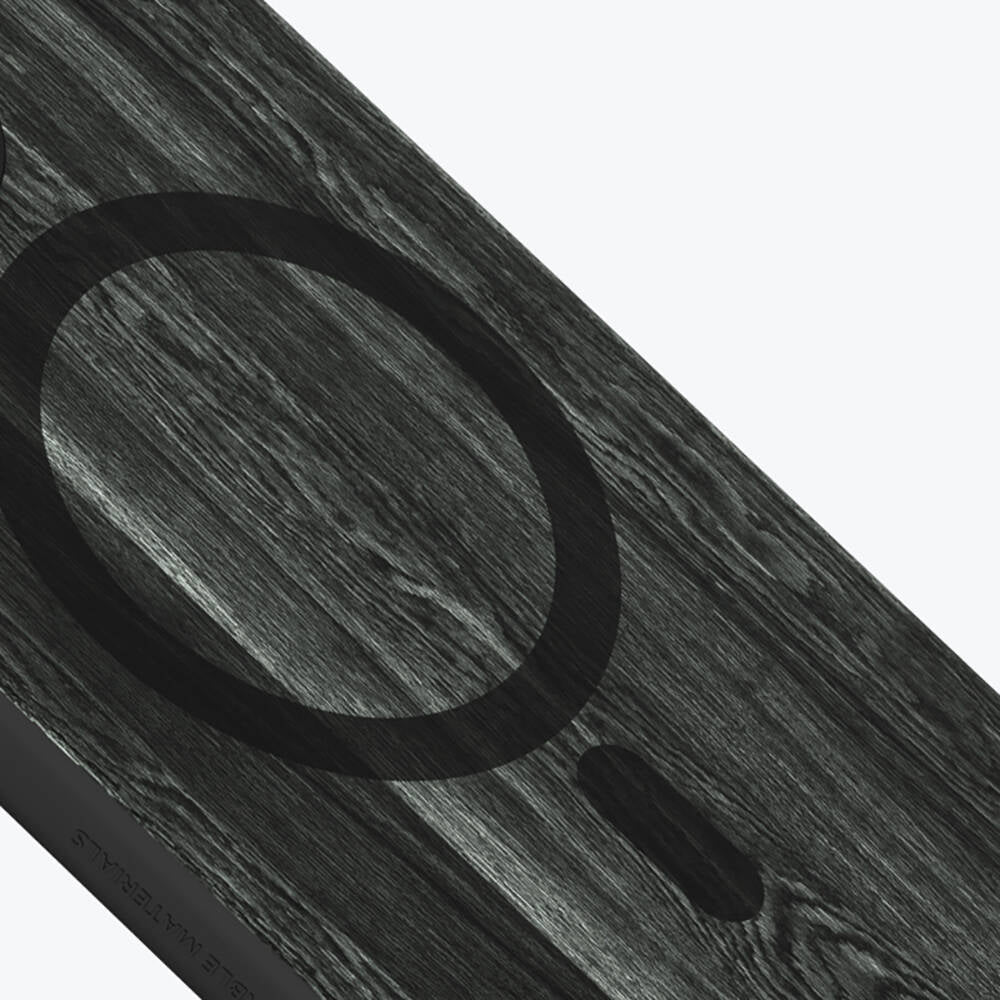 Apple iPhone 14 Pro Max Kılıf M-safe Şarj Özellikli Sararmaya Dayanıklı Youngkit Wood Forest Serisi Kapak