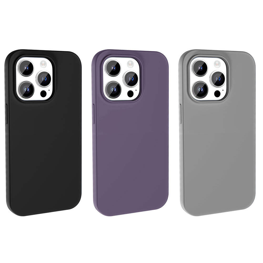 Apple iPhone 14 Pro Max Kılıf M-safe Şarj Özellikli Sıvı Teknolojili Silinebilir Sert Zore Kivi Kapak