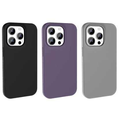 Apple iPhone 14 Pro Max Kılıf M-safe Şarj Özellikli Sıvı Teknolojili Silinebilir Sert Zore Kivi Kapak