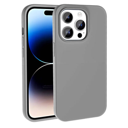 Apple iPhone 14 Pro Max Kılıf M-safe Şarj Özellikli Sıvı Teknolojili Silinebilir Sert Zore Kivi Kapak