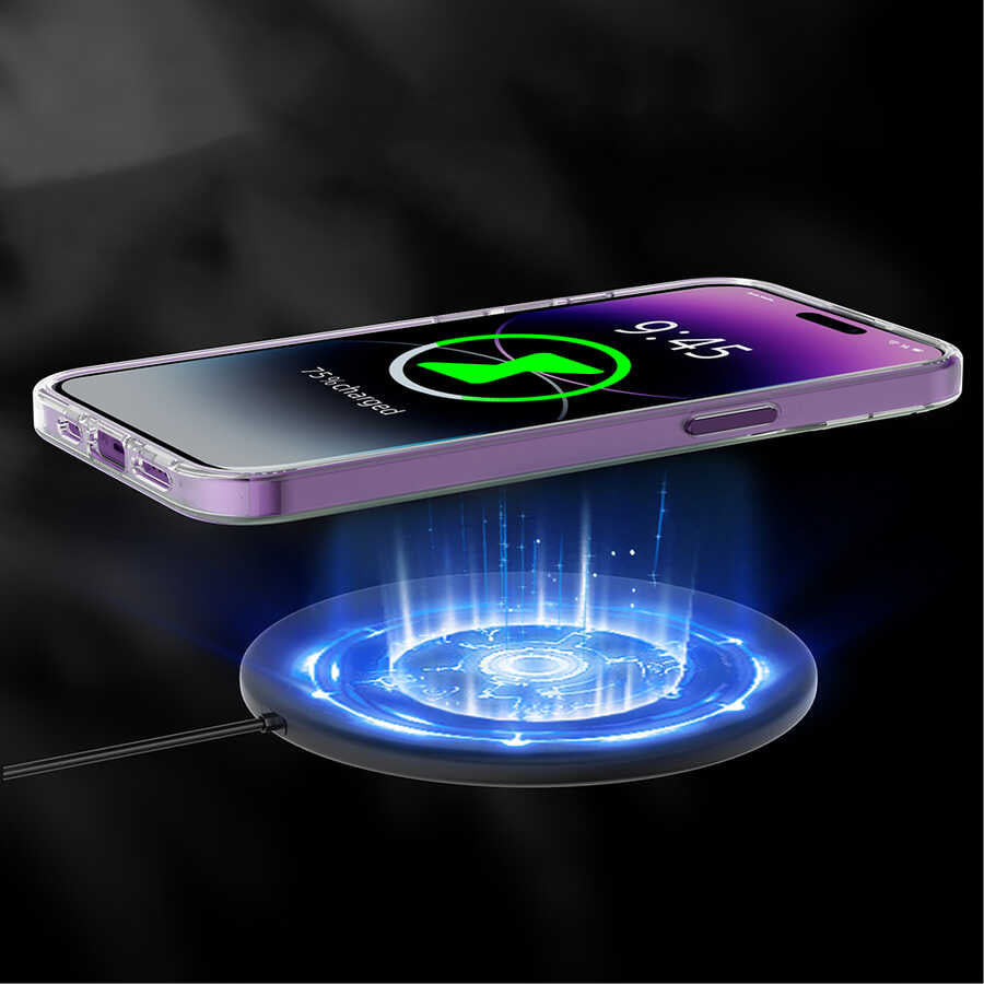 Apple iPhone 14 Pro Max Kılıf M-safe Şarj Özellikli Youngkit Coloured Glaze Serisi Kapak