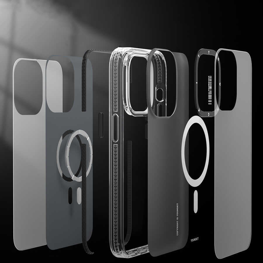 Apple iPhone 14 Pro Max Kılıf M-safe Şarj Özellikli YoungKit Exquisite Serisi Kapak
